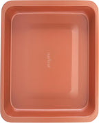 NutriChef 15-inch Roasting Pan, Non-Stick Coated Layer Surface, Great for Food Preparation, Serving, Roasting, Chicken, Pork, Poultry, Pastry, Dessert, Baking, Used for Model Number NCBSCC54