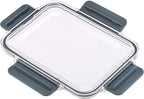 Amazon Basics Tritan Plastic Food Storage Containers with Airtight Locking Lids, 11 Containers, Clear, 22-Piece Set