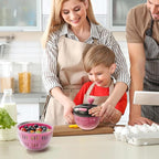 Salad Spinner - Salad Washer Spinner and Dryer, Colander Strainer Food Washing Bowl, Stable Kitchen Tool, Efficient Veggie Prep | Kitchen Home Travel For Draining Cooking Picnic Use