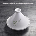 Japanese Cuisine Tangine Ceramic Tagine Pot Hotels Restaurants Hand-Painted Tajine with Lid Stew for Dishwasher Oven