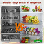 2 Pack Soda Can Organizer, Drink Organizer for Fridge, Clear Kitchen Pop Can Storage Organizer Soda Dispenser for Refrigerator Pantry