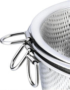 GREATLINK Food Pasta Colanders and Strainers for Kitchen Stainless Steel Collander, Kitchen Mesh Colander Large Metal Strainer for Pasta, Spaghetti, Berry, Veggies, Fruits, Noodles, Rice,Salads