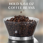 AYCHIRO Conical Burr Coffee Grinder, Coffee Beans Grinder with 30 Grinding Settings, Automatic Burr Mill Grinder for Home Use, Touchscreen, 2-12 Cups