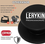 Lerykin Replacement Silicone Knobs for Pot Lid, Soft Universal Pan Lid Handles - Heat Resistant and Non-Slip Holding Handle Knobs for Kitchen Cookware Lids and Covers - Dishwasher Safe (2 Pack)