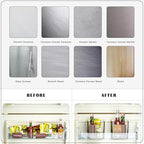 4 Pack Acrylic Wall Mount Organizer, Adhesive Cabinet Door Storage Bins, Clear Makeup Containers, Stackable Organizer Basket for Kitchen, Bathroom, Cabinet, Pantry, Office