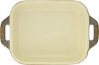 staub Dish 40511-880 Rectangular Dish, Antique Gray, 5.5 x 4.3 inches (14 x 11 cm), Ceramic Au Gratin Dish, Oven Safe and Microwave Safe