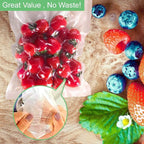 O2frepak 4Pack (Total 200Feet) 11x50 Rolls Vacuum Sealer Bags Rolls with BPA Free,Heavy Duty Vacuum Sealer Storage Bags Rolls,Cut to Size Roll,Great for Sous Vide