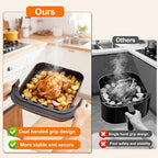 4.5QT Air Fryer Pizza Oven with 11 Presets, Air Fryers with Dual Heating & 360° Airflow | Viewing Window | Touch Display, Nonstick Airfryer for Roast, Bake, Dehydrate, Microwave, Reheat & More