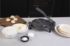 ALPHA LIVING Tortilla Press – 10 Inch Cast Iron Quesadilla Maker – Heavy Duty Empanada Maker Press – Cast Iron Tortilla Maker for Kitchen, Home Use