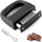 Meat Tenderizer Tool, Stainless Steel Meat Tenderizer With 48 Ultra Sharp Needle Blades, Cooking Gadget for Chicken, Steak, Veal, Pork, BBQ(COLOR:Black)