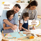 36PCS Kids Baking Set, Baking Kits for Kids with Food-Grade Silicone, Safe Kids Baking Kit for Toddlers, Ideal Gift for Parent-Child Baking Birthday Christmas