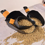 CAFEMASY Coffee Bean Scale Measure Scoop Shovel Kilo Bean Scooper (Black-Small)
