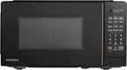 TOSHIBA Small Microwave Oven with 11 Power Levels, ChefDefrost, Sound On/Off & Eco Mode, 0.7 Cu Ft, 700W, Black, MM-EM07PA(BK)