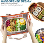 iknoe Insulated Lunch Bag for Women & Adults, 9L Foldable Wide-Open Cooler Bag with Pockets, Leakproof & Portable, for Picnic, Office, Beach(Daisy)