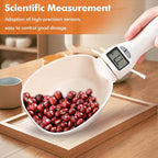 2pcs Digital Measuring Spoon Scale,Electronic Measuring Spoon 800g/0.1g High Precision with Screen,Adjustable Measuring Spoon for Cooking, Pet Food,Daily Meals