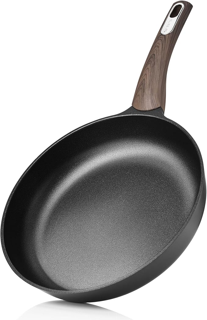 SENSARTE Nonstick Frying Pan Skillet, Egg pan, Omelette Pan, Healthy Cookware Chef's Pan, PFOA Free, 11 Inch, Black