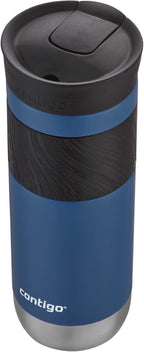 Contigo Byron Travel Mug, Vacuum-Insulated Stainless Steel, 20oz | Leak-Proof Lid | BPA-Free | Sake & Blue Corn | Pack of 8