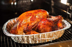 Disposable Oval Roasting Pan - Durable Turkey Roaster Pans Extra Large, Heavy-Duty Aluminum Foil, Deep, Oval Shape for Chicken, Meat, Brisket, Roasting, Baking, Recyclable (10)