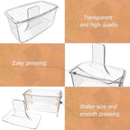 2PCS Clear Musubi Maker Kit, Non-stick Onigiri Press, BPA-Free Sushi Mold for Hawaiian Musubi