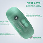 Canslab Ultrablade PRO Auto Stop Can Opener - Rechargeable Electric Can Opener for Kitchen for Seniors with Arthritis - One Touch Side Cut Opener, Smooth Edge, Handfree, Wall Mounted Small Size, Green