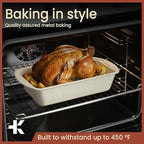 Nonstick Loaf Pan Set Pack of 4, 7" to 11" Large Baking Bread Pan, Oven Safe Up to 450°F, PFOA, PFOS, PTFE Free, Space Saving Stackable Design, Stain Resistant, Dishwasher Friendly, White Marble
