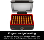 Ninja Sizzle Indoor Griddle, 14’’, Electric Grill, For Eggs, Burgers, Bacon, Pancakes, Veggies, and More, Nonstick, Dishwasher Safe, 500F, Even Cooking, GR100GDL (Renewed)