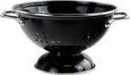Calypso Basics by Reston Lloyd Powder Coated Enameled Colander, 1 Quart, Black