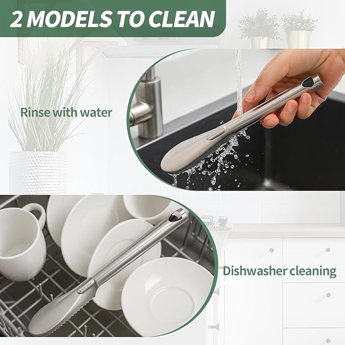 2 PCS Fish Scaler, Stainless Steel Fish Scale Remover, Fish Descaler Tool with Serrated Blade Design, Ideal for Home, Kitchen, Seafood Markets, and Professional Use