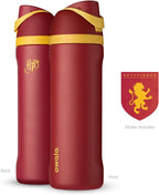 Owala Harry Potter FreeSip Insulated Stainless Steel Water Bottle with Straw, BPA-Free Sports Water Bottle, Great for Travel, 24 Oz, Gryffindor