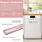 Christmas Dishwasher Magnet - Clean Dirty Sign for Kitchen Decor, 304 Stainless Steel Home Organization and Storage Decor Accessories(Rose Gold-02)
