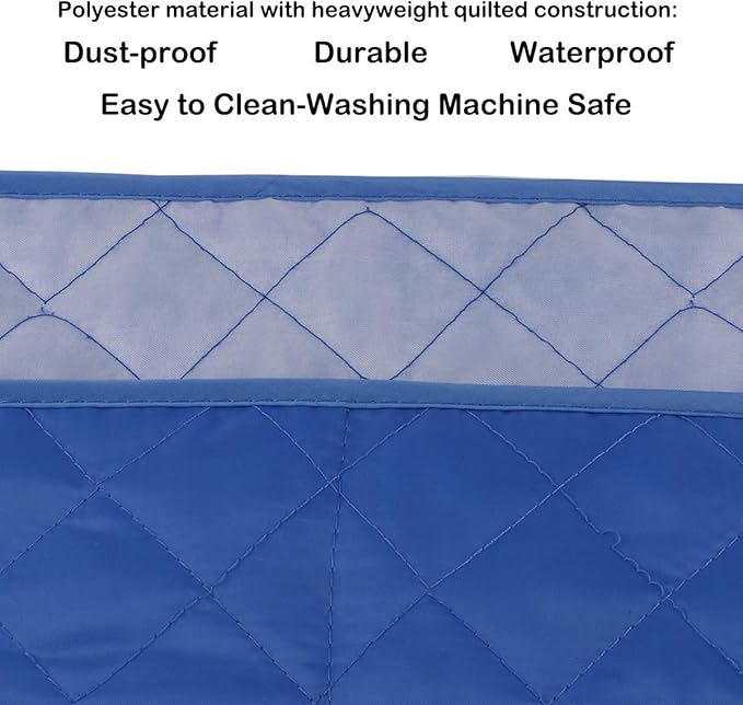 Evermarket Stand Mixer Dust Proof Cover with Pocket and Organizer Bag for Kitchenaid,Sunbeam,Cuisinart,Hamilton Mixer (Blue)