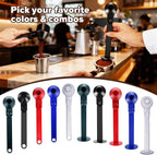 2Pcs Coffee Scoop Funnel 2Tbsp, BPA-Free PCTG, Dishwasher Safe | 51mm Tamper Kit | Fits K-Cup Reusable Pods, Brewer Compatible, Coffee/Protein/Powder, Red, 2 Models A&B