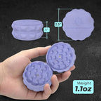 Kozo 2.5" Grinder 2-Piece Strong Grip (Blue)