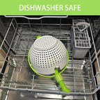 Collapsible Salad Spinner 3-in-1 – 3Qt Space Saving Salad & Veggie Dryer, Dishwasher Safe Kitchen Gadget for Greens, Fruits, Vegetables, Easy to Store