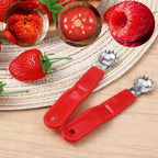 4 Pcs Tomato Corer Tool, Stainless Steel Strawberry Huller Stem Remover, Practical Kitchen Corer For Fruit And Vegetable Baller Dessert Preparation Salad Making