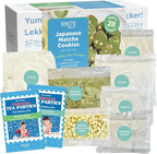 BāKIT Box Japanese Matcha Cookie Kit for Kids – Learn About Japan + Make Cookies – Includes Printed Recipe & Activity Guides – Educational Baking Gift