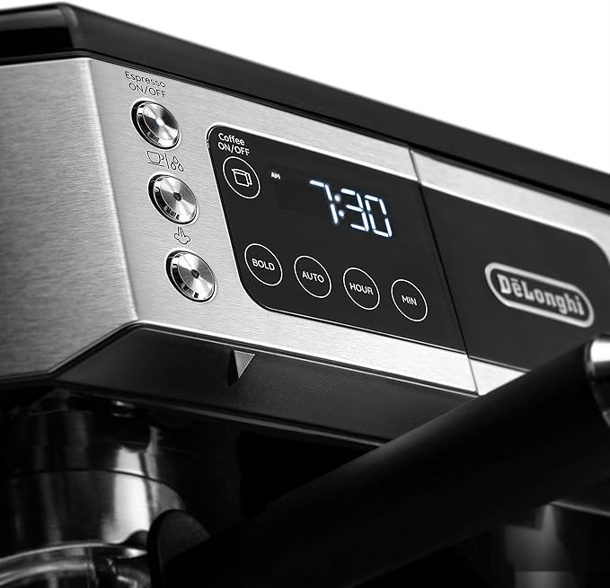 De'Longhi All-in-One Combination Coffee Maker & Espresso Machine + Advanced Adjustable Milk Frother & Universal Espresso Machine Cleaner for Frother/Steam Wand