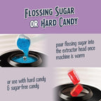 Nostalgia Vintage Hard and Sugar Free Candy Countertop Cotton Candy Maker, Includes 2 Reusable Cones And Sugar Scoop – Lavander