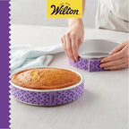 Wilton Bake-Even Cake Pan Strips - Use Cake Strips on Baking Pans for Evenly Baked Cakes, 6-Piece Set, (2) 35 x 1.5-Inch, (2) 25 x 1.5-Inch and (2) 10 x 1.5-Inch