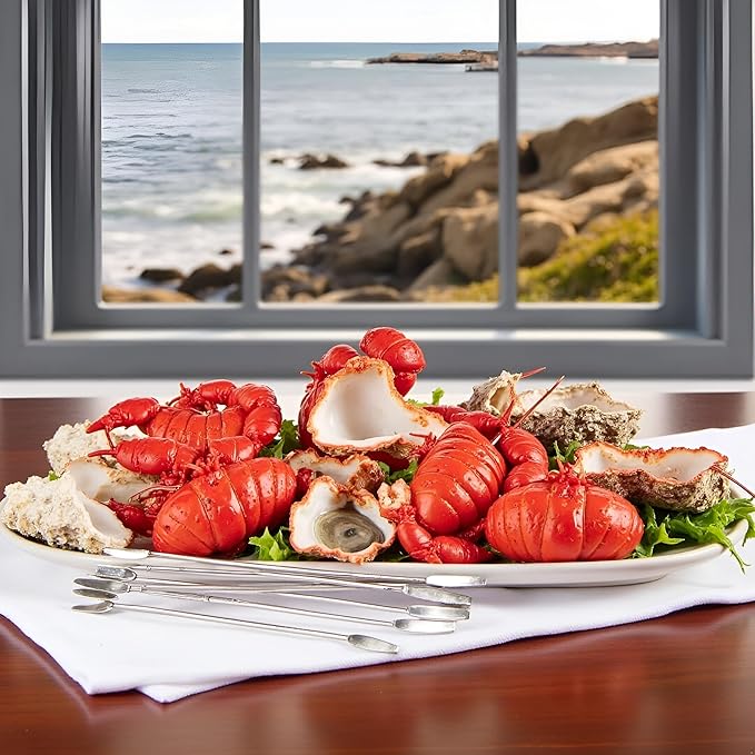 3 Pieces Seafood Tools,Lobster Forks Forks Nut Stainless Steel,Fork Seafoods Picks Nut Seafoods Picks And Fork Specialty Tools and Gadgets