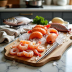 2024 New 5 in 1 Multifunctional Shrimp Line Fish Maw Knife with Cleaning Cloth, 304 Stainless Steel Shrimp Peeler, Fish Scale Remover Specialty Tools and Gadgets