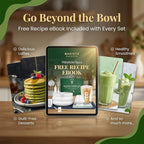 BARISTA EMPEROR® MATCHA WHISK SET PREMIUM 11pcs - Professional Matcha Kit Set with Matcha Bowl, Matcha Whisk, Milk Frother, Spoon, Sifter, Scoop, Stand, Cup, Tea Mat, Cloth - Matcha Bowl Set