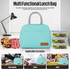 douyadady Lunch Bag Women/Men Lunch Box Women/Men (Cyan)