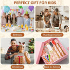 36PCS Kids Baking Set, Baking Kits for Kids with Food-Grade Silicone, Safe Kids Baking Kit for Toddlers, Ideal Gift for Parent-Child Baking Birthday Christmas
