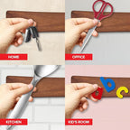 16 Inch Acacia Wood Magnetic Knife Holder with Multipurpose Use, Magnetic Knife Holders for Kitchen, Wooden Knife Rack, Magnet Strips for Knives & Metal Utensils, Tool Holder, Art Supply Organizer