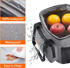 Lifewit Medium Lunch Bag, Insulated Lunch Box, Soft Cooler Cooling Tote for Adult Men Women, Gray 12-Can (9L)