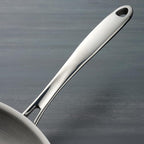 Tramontina Boston Tri-Ply Clad Stainless Steel 12-Inch Large Frying Pan, Induction-Ready Skillet, Dishwasher-Safe, NSF-Certified