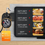 AEWHALE 3-in-1 Electric Nonstick Griddle Grill 1800W,Teppanyaki Grill with Removable Temperature Control & Drip Tray for Pancakes Burgers Eggs,22"x 10.5"