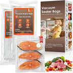 Vacuum Sealer Bags,Reusable Vacuum Sealer Bags,Can Withstand More Than 100 Washes,Large Size (30 Bags)