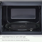 Panasonic Countertop Microwave Ovens, 0.9 Cu. Ft. 1000W, 15 Auto Cooking Presets, Inverter Technology for Even Cooking, with Genius Sensor Technology and Turbo Defrost- NN-SD47QSDAYH